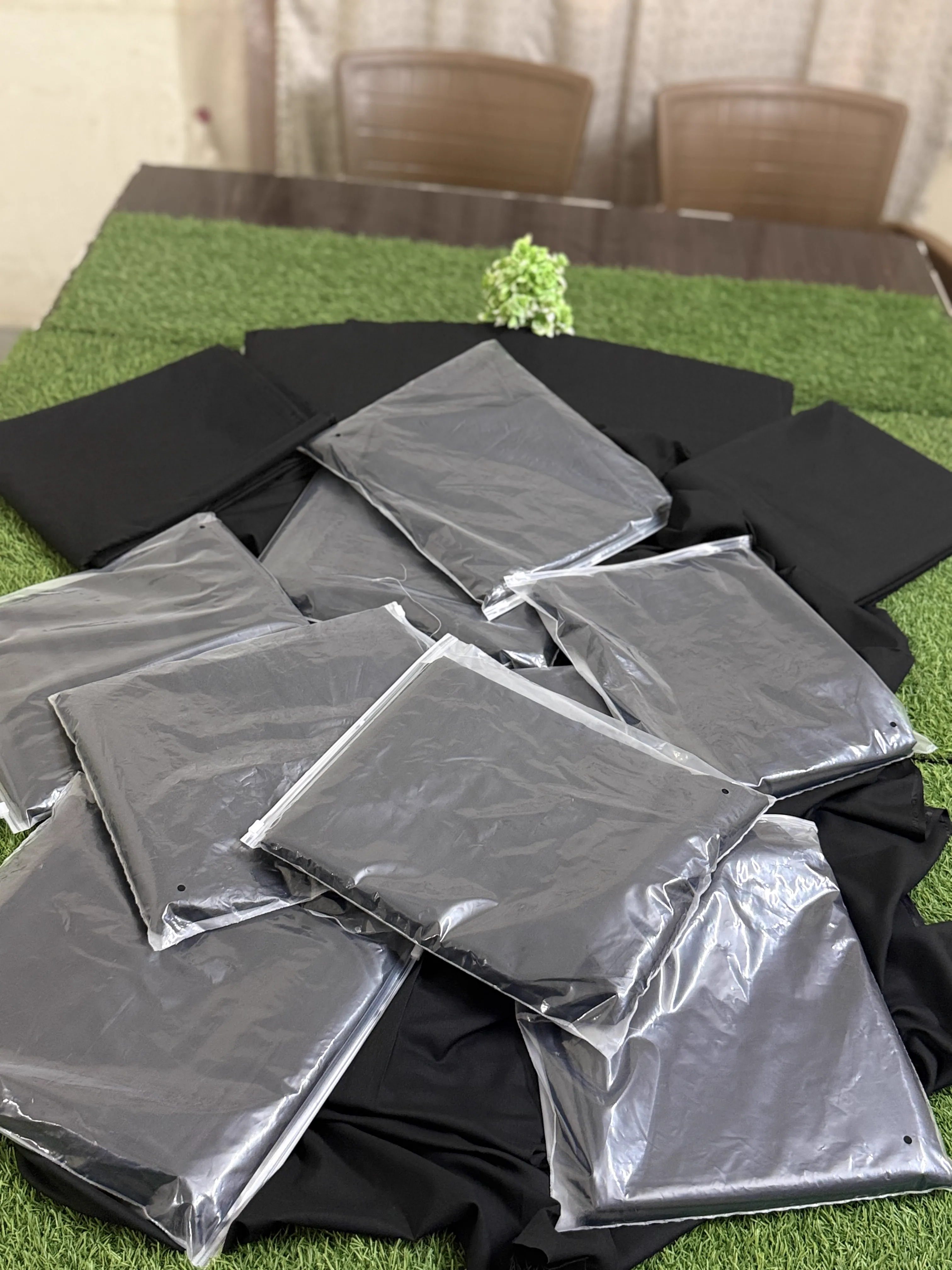 HZ Noir Premium Wash N Wear Fabric – Jet Black