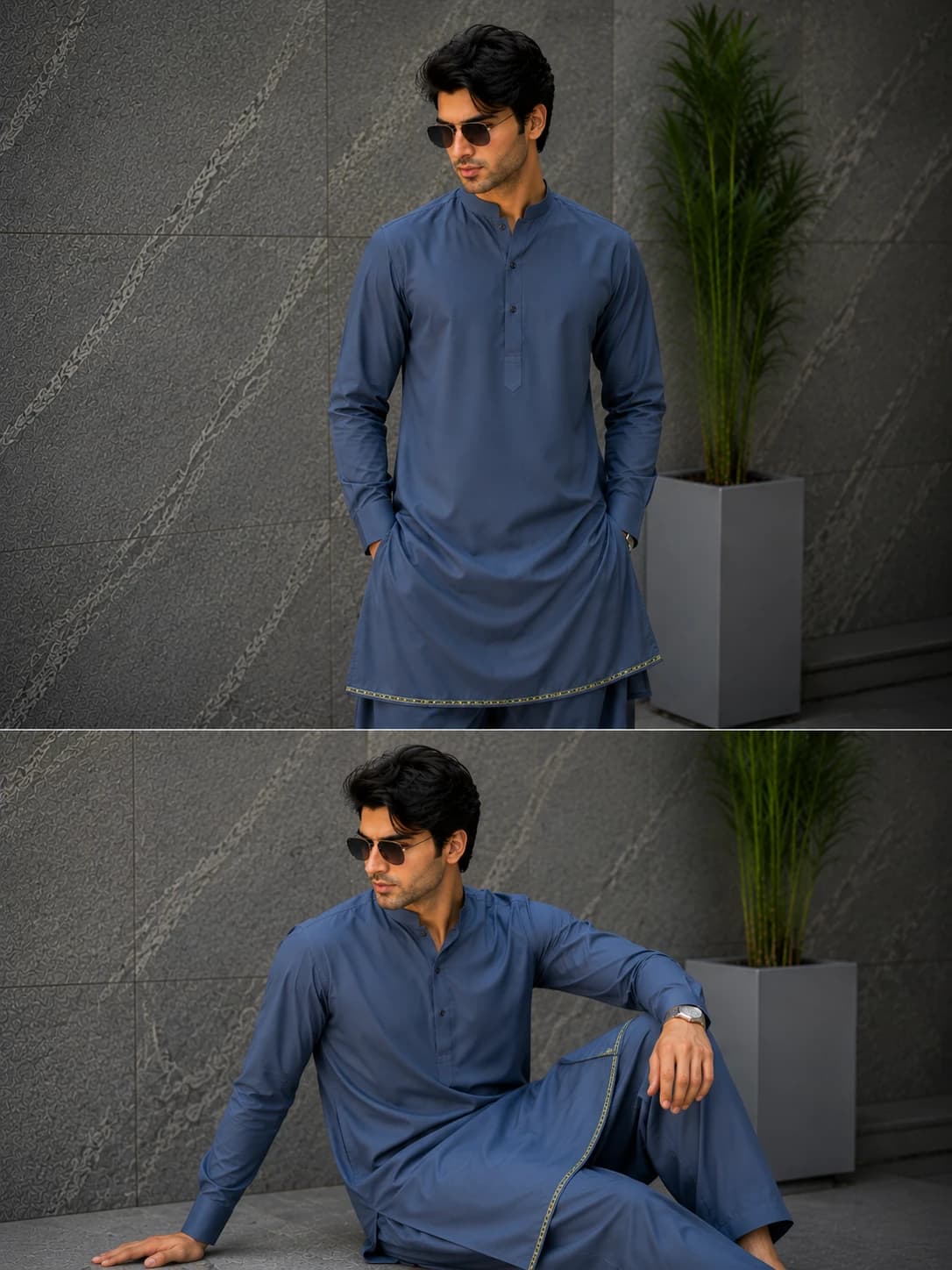 HZ Summer Premium Wash N Wear Fabric – Sky Blue